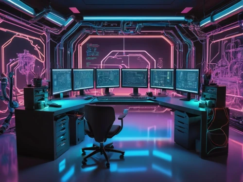 computer room,sci fi surgery room,computer desk,ufo interior,computer workstation,neon human resources,secretary desk,cyber,modern office,the server room,control center,desk,working space,cyberspace,creative office,cyberpunk,spaceship space,pink vector,study room,conference room,Conceptual Art,Fantasy,Fantasy 22