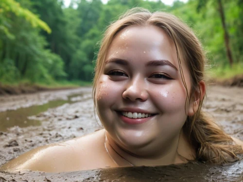 the blonde in the river,fat,plus-size model,girl on the river,fatayer,water nymph,mud,her,rice water,chia,noorderleech,the body of water,věncová,růže,keto,silphie,podjavorník,gordita,hoi,fax lake,Female,Disheveled hair,XXL,Happy,Long Coat,Outdoor,Forest