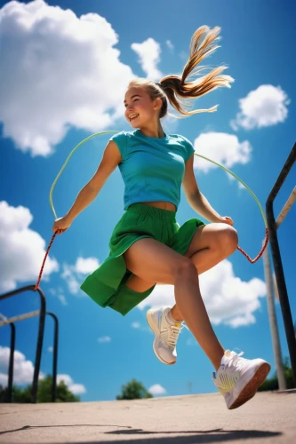 children jump rope,little girl running,little girl in wind,jump rope,jumping rope,trampolining--equipment and supplies,flying girl,skipping rope,leap for joy,little girl twirling,free running,flying seed,sprint woman,long jump,jumping,sports girl,rope skipping,skipping,trampoline,recess,Photography,Black and white photography,Black and White Photography 10