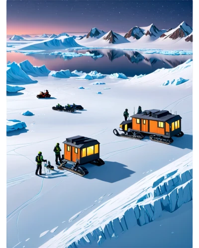 antarctic,travel poster,travel trailer poster,ski touring,baffin island,arctic antarctica,ski mountaineering,south pole,antarctica,antartica,antarctic flora,mountain huts,crampons,north pole,monte rosa hut,greenland,the polar circle,campire,cable cars,high-altitude mountain tour,Unique,3D,Isometric