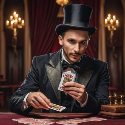 magician,gambler,playing cards,playing card,poker,play cards,suit of spades,poker set,card game,game illustration,dice poker,rotglühender poker,magic tricks,ringmaster,banker,lincoln cosmopolitan,mafia,card deck,collectible card game,gamble