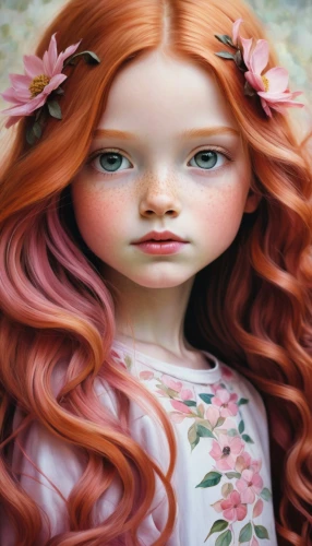 redhead doll,painter doll,doll's facial features,female doll,artist doll,eglantine,vintage doll,cloves schwindl inge,orange blossom,porcelain dolls,tumbling doll,doll's head,girl doll,clay doll,peach rose,doll paola reina,doll figure,coral bells,wooden doll,handmade doll,Conceptual Art,Daily,Daily 34