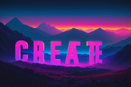 create,creator,gradient effect,creation,be creative,digital creation,creative background,dribbble,to craft,pixelgrafic,wall,cinema 4d,graphic design,creative spirit,80's design,dribbble logo,creative commons,retro background,creative arts,create membership,Conceptual Art,Sci-Fi,Sci-Fi 16