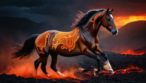 fire horse,painted horse,fire background,weehl horse,alpha horse,colorful horse,flame spirit,black horse,burned mount,scorched earth,molten,wildfire,firethorn,equine,dragon fire,horse-heal,firebrat,bronze horseman,flame of fire,wild horse,Photography,General,Fantasy