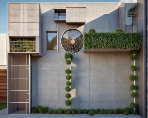 garden design sydney,landscape design sydney,wall clock,modern architecture,modern house,cubic house,jewelry（architecture）,habitat 67,landscape designers sydney,garden elevation,exposed concrete,sky apartment,an apartment,apartment building,3d rendering,urban design,contemporary,exterior decoration,dunes house,residential house,Photography,General,Realistic