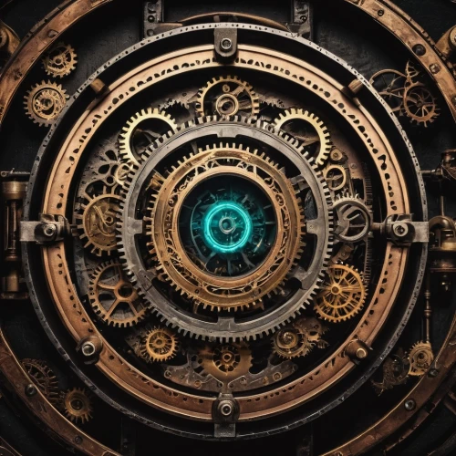 clockmaker,steampunk gears,clockwork,astronomical clock,watchmaker,grandfather clock,time spiral,combination lock,cogs,cog,cryptography,steam icon,ship's wheel,chronometer,cogwheel,mechanical,gears,radial,zodiac,steampunk,Illustration,Realistic Fantasy,Realistic Fantasy 13
