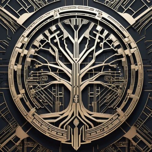 art deco ornament,gold foil tree of life,art deco background,tree of life,art deco,celtic tree,the branches,branches,ship's wheel,art deco frame,wood carving,ornament,the laser cuts,mod ornaments,carved wood,tree branches,the branches of the tree,art deco wreaths,detail shot,ornamental tree,Illustration,Vector,Vector 18