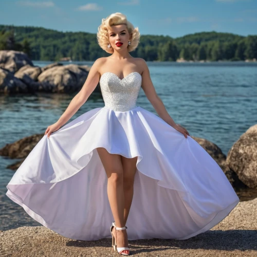 marylyn monroe - female,marylin monroe,merilyn monroe,blonde in wedding dress,bridal party dress,bridal clothing,pin-up model,girl in white dress,wedding dress,marilyn,wedding dresses,bridal dress,white winter dress,white dress,pinup girl,retro pin up girl,evening dress,pin-up girl,vintage dress,quinceanera dresses,Photography,General,Realistic