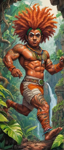 tarzan,polynesian,ramayan,rapanui,ramayana,hula,forest king lion,shaka,chaka,polynesia,rastaman,bengalenuhu,moana,farofa,pachamama,monsoon banner,janmastami,mowgli,the law of the jungle,kali,Conceptual Art,Daily,Daily 17