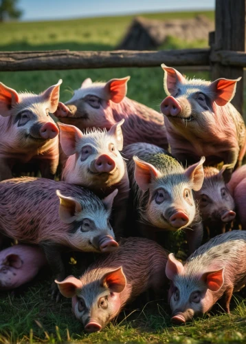 teacup pigs,piglets,pig's trotters,piglet barn,barnyard,pigs,hogs,pig roast,pigs in blankets,lardon,bay of pigs,farmyard,farm animals,swine,animal film,pork barbecue,pot-bellied pig,anthropomorphized animals,livestock,livestock farming,Unique,3D,Modern Sculpture