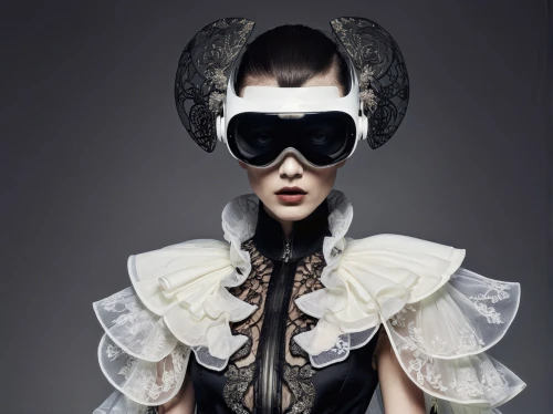 gothic fashion,venetian mask,haute couture,masquerade,fashion design,shoulder pads,headdress,wearables,headpiece,fashion illustration,steampunk,streampunk,fashion doll,suit of the snow maiden,bicycle helmet,black swan,fashion designer,tisci,plumage,gothic style