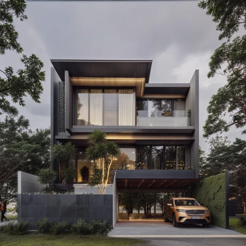modern house,modern architecture,cube house,cubic house,residential house,dunes house,two story house,timber house,beautiful home,modern style,contemporary,frame house,luxury home,residential,large home,house in the forest,mid century house,glass facade,private house,house shape,Photography,General,Realistic
