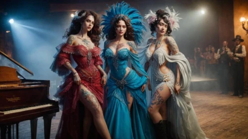 celtic woman,the three graces,burlesque,music fantasy,cabaret,vanity fair,the carnival of venice,performers,musical ensemble,miss circassian,costume design,piano bar,concerto for piano,valse music,costumes,samba deluxe,harp strings,pageant,mahogany family,celebration of witches