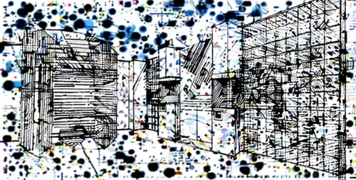 fragmentation,houses clipart,menger sponge,panoramical,percolator,demolition map,spatial,structure artistic,frame drawing,structural glass,lattice windows,structures,kirrarchitecture,klaus rinke's time field,honeycomb structure,arbitrary confinement,urbanization,building honeycomb,panopticon,fractal environment,Design Sketch,Design Sketch,None