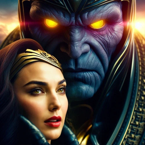 thanos infinity war,thanos,alliance,aladha,fantasy picture,aladin,fantasy art,photoshop manipulation,full hd wallpaper,warrior and orc,cg artwork,heroic fantasy,digital compositing,father and daughter,mother and father,beautiful couple,yuvarlak,wanda,jaya,photomanipulation