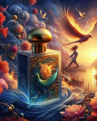 fantasy picture,fantasy art,mermaid background,message in a bottle,fantasia,sea fantasy,music box,3d fantasy,lantern,surrealism,fantasy landscape,persian poet,magical,parfum,illuminated lantern,perfume bottles,wishing well,the wind from the sea,perfume bottle,alchemy