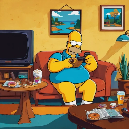homer simpsons,homer,game addiction,simson,flanders,gamer,gamer zone,bart,gaming,leisure time,television character,videogame,remote,leisure,watch tv,video gaming,game art,man with a computer,recliner,internet addiction,Illustration,Black and White,Black and White 31