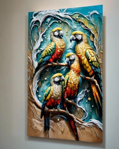 bird painting,parrots,parrot couple,passerine parrots,birds on a branch,birds of the sea,bird couple,owl art,tropical birds,golden parakeets,colorful birds,couple macaw,sea birds,rare parrots,couple boy and girl owl,hummingbirds,glass painting,budgies,birds on branch,the birds