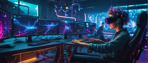 cyberpunk,girl at the computer,computer game,lan,dj,computer room,cyber,computer games,connectcompetition,computer addiction,computer art,connect competition,computer,lures and buy new desktop,panoramical,music background,man with a computer,gamer zone,game illustration,gaming,Photography,Documentary Photography,Documentary Photography 36