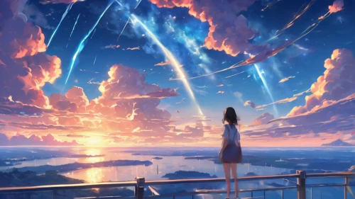 sky,falling stars,star sky,meteor,falling star,astronomy,the night sky,celestial phenomenon,violet evergarden,starry sky,space art,dream world,night sky,cosmos wind,celestial event,cosmos,summer sky,celestial,the sky,star winds,Conceptual Art,Daily,Daily 24