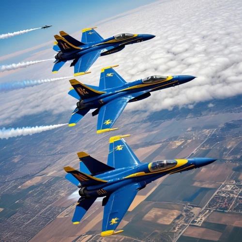 blue angels,formation flight,aerobatic,air racing,aerobatics,air show,jet aircraft,airshow,f a-18c,fighter aircraft,us air force,defense,flyover,formation,boeing f/a-18e/f super hornet,blue and gold macaw,yellow and blue,air combat,aviation,macaws blue gold,Photography,General,Cinematic