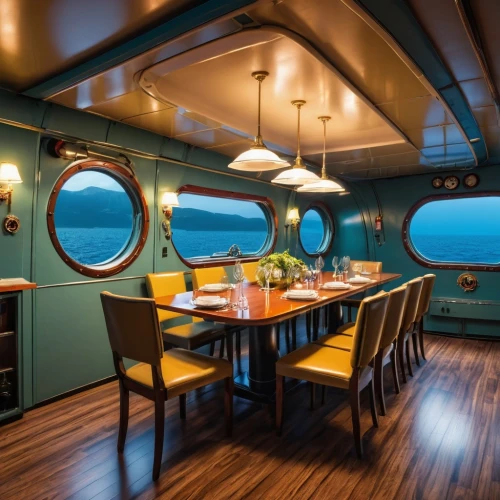 breakfast on board of the iron,portuguese galley,galley,houseboat,christmas travel trailer,wheelhouse,porthole,railway carriage,on a yacht,travel trailer,halloween travel trailer,train car,sea fantasy,luxury yacht,nautical colors,restored camper,chefs kitchen,floating restaurant,breakfast room,coastal motor ship,Photography,General,Realistic
