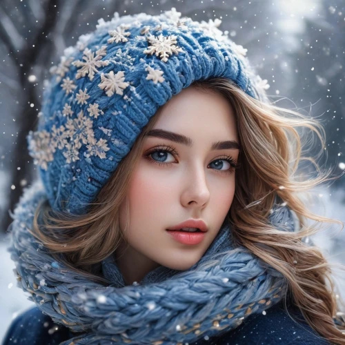 winter background,winter hat,winterblueher,the snow queen,snowflake background,suit of the snow maiden,winter magic,winter dream,wintry,knit hat,blue snowflake,white fur hat,beautiful bonnet,snow scene,winter,christmas snowy background,winters,girl wearing hat,winter clothing,beanie,Photography,Documentary Photography,Documentary Photography 14