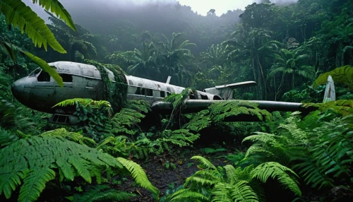 rain forest,plane wreck,cargo plane,rainforest,private plane,green train,plane crash,tropical jungle,airplane crash,crash landing,air new zealand,green congo,tropical and subtropical coniferous forests,boeing c-97 stratofreighter,cargo aircraft,patrol,valdivian temperate rain forest,boeing 247,costa rica,jungle,Art,Artistic Painting,Artistic Painting 39