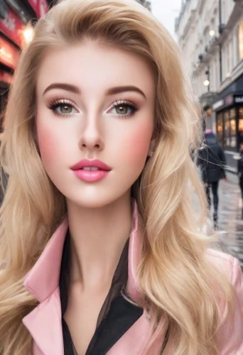realdoll,doll's facial features,artificial hair integrations,barbie,barbie doll,female doll,fashion dolls,fashion doll,model doll,female model,airbrushed,blonde woman,women's cosmetics,cosmetic brush,blonde girl,natural cosmetic,beautiful model,blond girl,3d rendering,beauty face skin