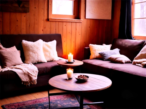 hygge,scandinavian style,warm and cozy,autumn decor,livingroom,living room,tea-lights,apartment lounge,home interior,fire place,sitting room,interior decor,rustic,chalet,fireplaces,chaise lounge,contemporary decor,cozy,wooden beams,lounge,Illustration,Japanese style,Japanese Style 13