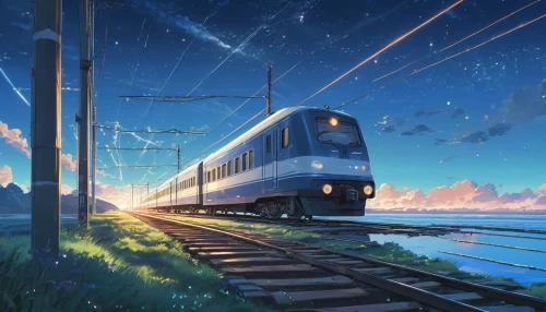 sky train,electric train,last train,skytrain,galaxy express,violet evergarden,studio ghibli,long-distance train,light rail,tram,train,cablecar,early train,light rail train,the train,tramway,tracks,train way,train of thought,maglev,Conceptual Art,Daily,Daily 24