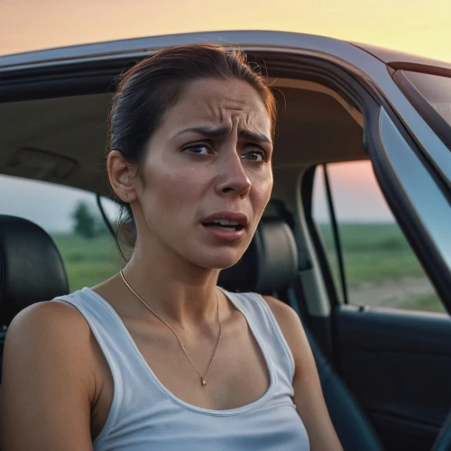 woman in the car,scared woman,stressed woman,girl in car,girl and car,sad woman,depressed woman,drive,car breakdown,video scene,the girl's face,illinois,worried girl,commercial,trailer,drivers who break the rules,mercedes,driving assistance,lori,deer in tears,Photography,General,Realistic