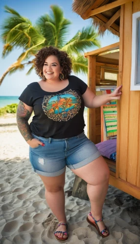 plus-size model,gordita,beach background,moana,plus-size,aloha,hula,polynesian,keto,bahama mom,plus-sized,luau,sexy woman,bora-bora,fat,mai tai,aruba,tahiti,beach restaurant,bermuda shorts,Art,Artistic Painting,Artistic Painting 29