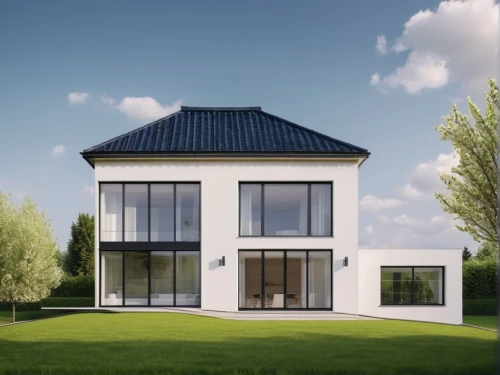 modern house,3d rendering,frame house,danish house,exzenterhaus,house drawing,frisian house,smart home,folding roof,prefabricated buildings,house hevelius,eco-construction,garden elevation,cubic house,villa,render,two story house,modern architecture,contemporary,residential house