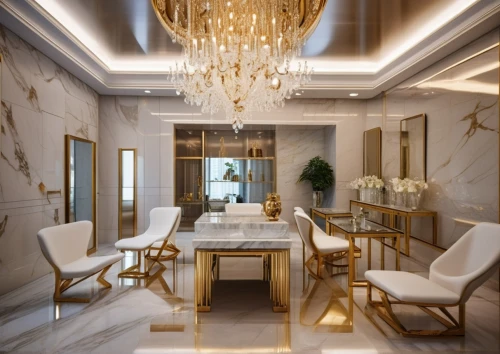 luxury home interior,dining room,breakfast room,luxury bathroom,gold wall,luxury property,marble palace,luxurious,interior decoration,interior design,luxury real estate,luxury,gold stucco frame,gold lacquer,dining table,great room,modern decor,interior modern design,luxury home,dining room table,Photography,General,Realistic