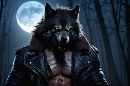 werewolf,wolf,howling wolf,werewolves,wolfman,wolfdog,howl,gray wolf,wolf bob,wolves,black shepherd,wolverine,wolf hunting,european wolf,wolf's milk,full moon,red wolf,wolf down,bohemian shepherd,hooded man,Illustration,Abstract Fantasy,Abstract Fantasy 22