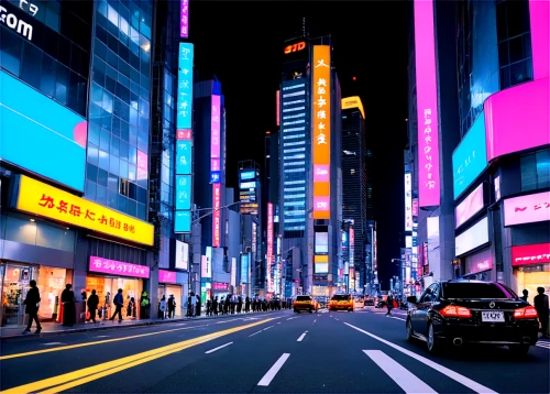 shinjuku,colorful city,time square,tokyo city,tokyo,city highway,new york streets,ginza,city scape,shibuya,neon arrows,times square,tokyo ¡¡,electronic signage,3d background,citylights,city lights,background vector,street canyon,the street,Illustration,Japanese style,Japanese Style 04