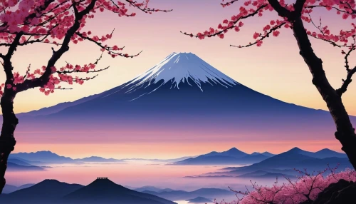 japanese mountains,japanese sakura background,japanese floral background,mount fuji,japan landscape,mt fuji,landscape background,fuji mountain,fuji,mountain scene,beautiful japan,japan,japanese background,mountain landscape,sakura background,japanese alps,fujiyama,mountain sunrise,mount scenery,japan's three great night views,Photography,General,Realistic