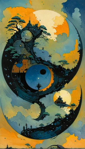 yinyang,mantra om,yin-yang,shirakami-sanchi,yin yang,dharma wheel,qi-gong,qi gong,ori-pei,xing yi quan,taijitu,yin and yang,koi,sun and moon,bonsai,solar plexus chakra,crescent moon,circle around tree,zen,zao,Illustration,Realistic Fantasy,Realistic Fantasy 06