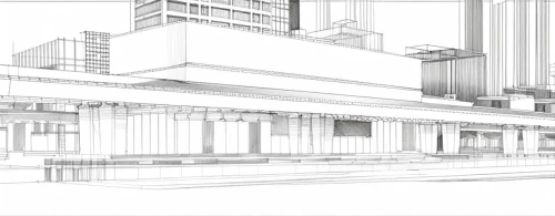 3d rendering,kirrarchitecture,multistoreyed,archidaily,technical drawing,architect plan,arq,school design,street plan,elphi,japanese architecture,orthographic,subway station,brutalist architecture,glass facade,line drawing,render,canada cad,core renovation,office buildings,Design Sketch,Design Sketch,Hand-drawn Line Art