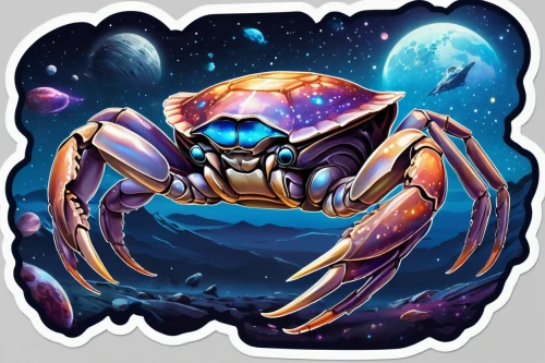 square crab,rock crab,fiddler crab,crab 1,crab 2,freshwater crab,chesapeake blue crab,ten-footed crab,crab,crab violinist,the beach crab,black crab,red cliff crab,crustacean,crabs,hermit crab,christmas island red crab,north sea crabs,crab cutter,crayfish,Unique,Design,Sticker