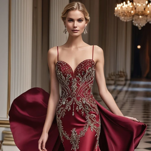 red gown,evening dress,ball gown,bridal party dress,gown,man in red dress,wedding gown,wedding dresses,elegant,lady in red,sheath dress,bridal clothing,elegance,silk red,dress form,red,wedding dress,party dress,diamond red,black-red gold,Photography,General,Realistic