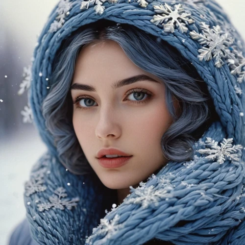 the snow queen,winterblueher,suit of the snow maiden,winter rose,white rose snow queen,ice queen,winter magic,elsa,winter background,winter dream,ice princess,blue snowflake,beautiful bonnet,snow white,wintry,fantasy portrait,winter hat,mystical portrait of a girl,romantic look,silvery blue,Photography,Documentary Photography,Documentary Photography 15