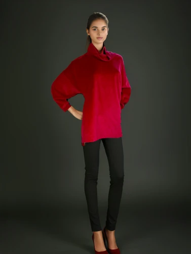 long-sleeved t-shirt,menswear for women,knitting clothing,women's clothing,red tunic,long-sleeve,women clothes,bolero jacket,female model,ladies clothes,polar fleece,silk red,product photos,garment,one-piece garment,women fashion,poppy red,plus-size model,antler velvet,woman in menswear,Female,South Americans,Straight hair,Teenager,M,Confidence,Dress Pants,Pure Color,Black