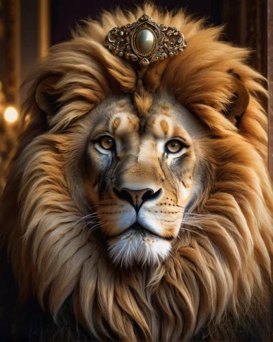 lion,forest king lion,lion head,lion - feline,male lion,african lion,king crown,panthera leo,king of the jungle,lion father,lion white,skeezy lion,regal,golden crown,zodiac sign leo,imperial crown,lion number,female lion,royal tiger,two lion,Illustration,Realistic Fantasy,Realistic Fantasy 17