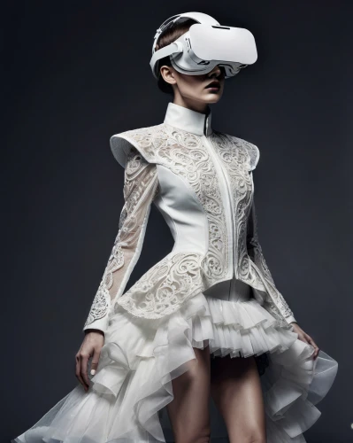 virtual reality headset,virtual identity,virtual reality,oculus,virtual world,virtual,vr headset,vr,futuristic,virtual landscape,wearables,veil,bridal clothing,masquerade,cyberspace,wedding dress,augmented,streampunk,polar a360,augmented reality