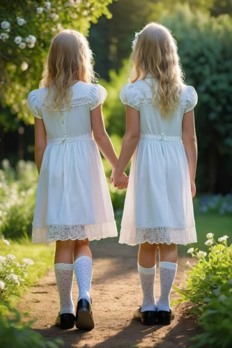 little girls walking,little girl dresses,little boy and girl,little girls,little angels,girl and boy outdoor,sewing pattern girls,baby & toddler clothing,walk with the children,children girls,baby bloomers,children is clothing,little girl in pink dress,children's feet,vintage children,vintage boy and girl,two girls,first communion,country dress,hold hands,Photography,Documentary Photography,Documentary Photography 21