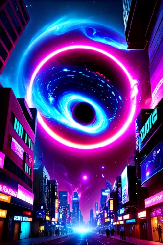 wormhole,orbital,vortex,colorful spiral,electric arc,nerve,the loop,cosmos,ultraviolet,time spiral,black hole,neon lights,cosmic eye,neon light,shinjuku,spiral background,neon coffee,orbit,spiral,cyberspace,Conceptual Art,Sci-Fi,Sci-Fi 26