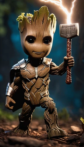 groot super hero,baby groot,groot,guardians of the galaxy,god of thunder,cleanup,funko,axe,avenger hulk hero,blade of grass,mandraki,aaa,iron man,quill,electro,iron,tree man,thanos infinity war,ironman,thor,Photography,General,Cinematic