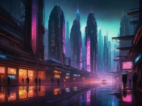 futuristic landscape,cyberpunk,cityscape,fantasy city,metropolis,shanghai,colorful city,futuristic,dystopian,scifi,kowloon,city scape,city at night,sci - fi,sci-fi,shinjuku,evening city,ancient city,hong kong,harbour city,Illustration,Realistic Fantasy,Realistic Fantasy 33